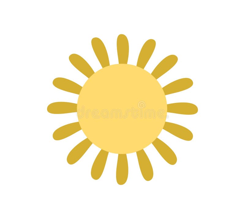 Summer sun icon stock illustration. Illustration of tourist - 275476002