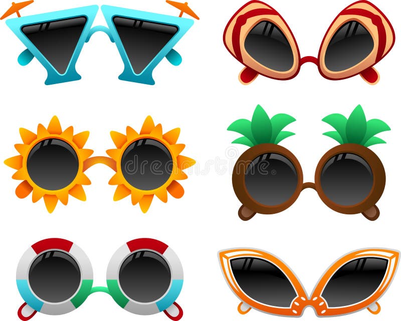 Summer sunglasses set 1