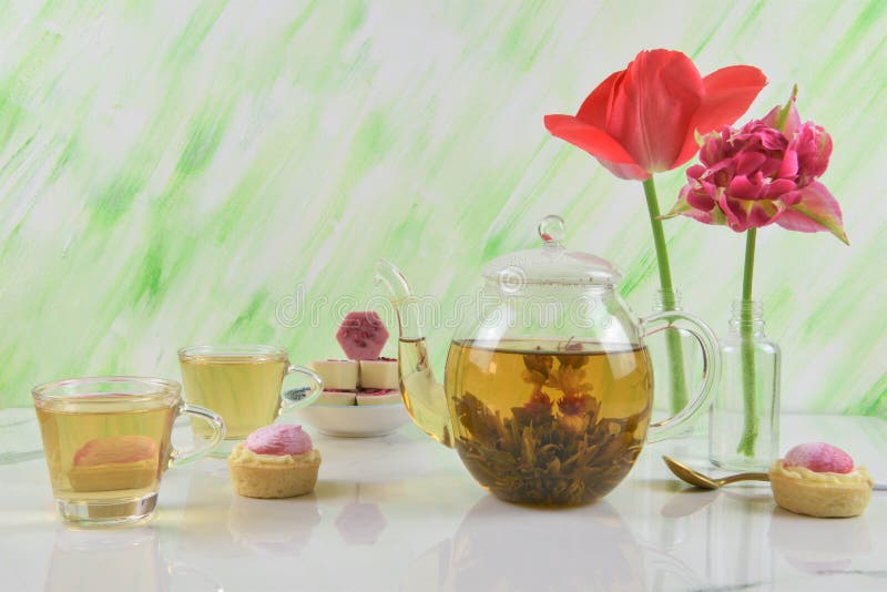 Summer time afternoon tea royalty free stock photos Summer time afternoon tea royalty free stock photos