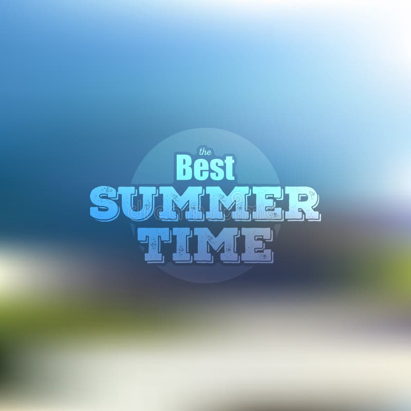 Summer time poster, vector web and mobile vector illustration Summer time poster, vector web and mobile vector illustration