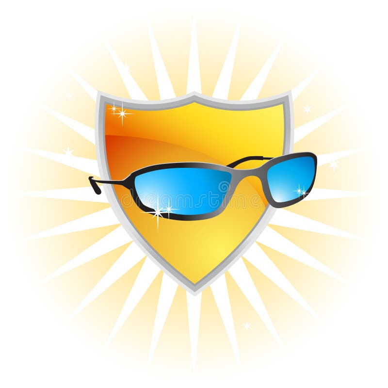 Summer UV Ray Protection vector illustration