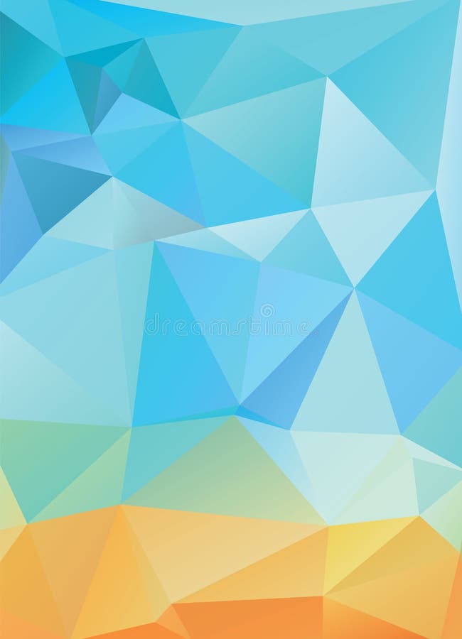 Summer vector gradient background royalty free illustration