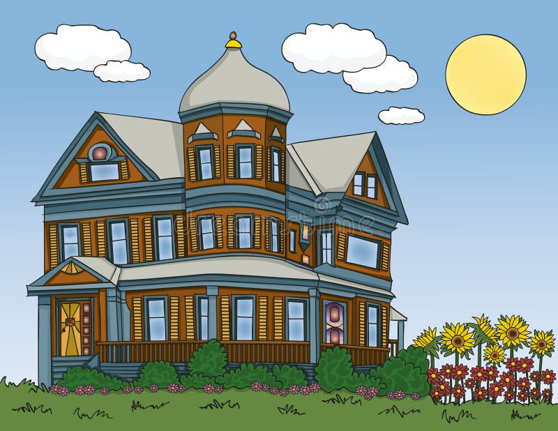 Clipart Free Victorian House