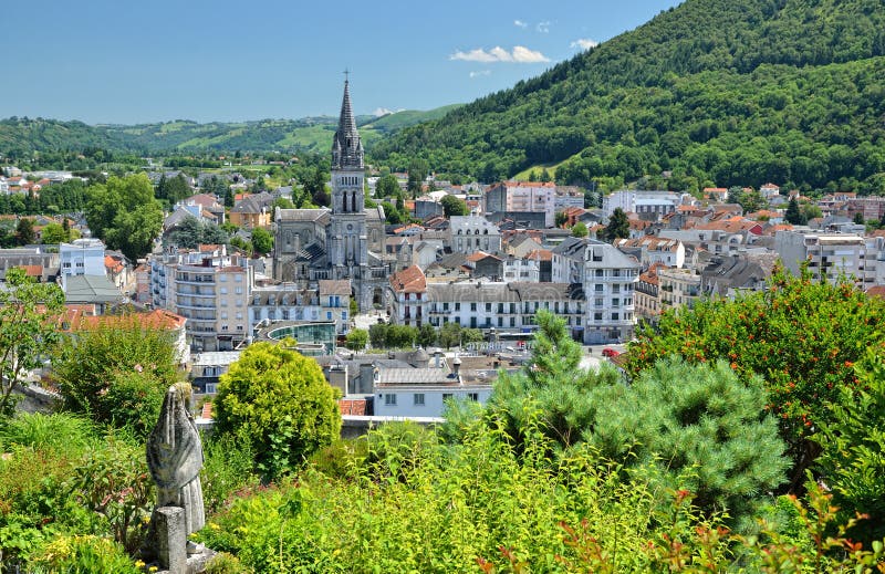 Summer view of Lourdes