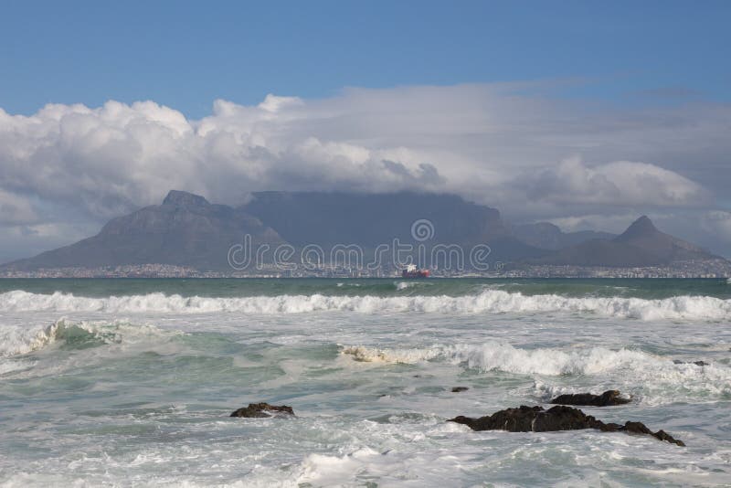 Classic View of Cape Town and Table Mountain with Some Striking ...