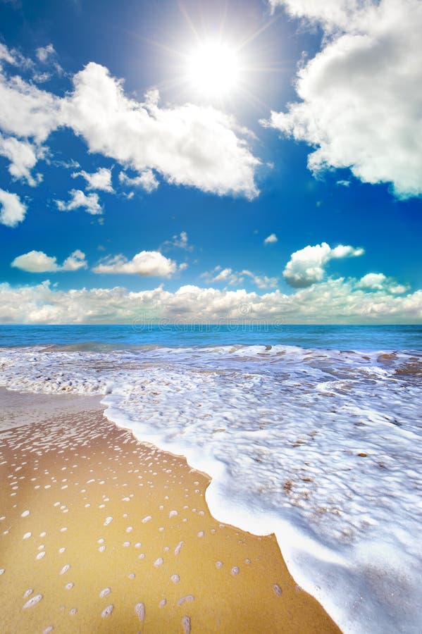 Summer time on beach stock photo. Image of calm, coastal - 28576852