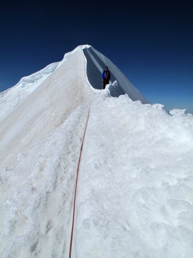Summit of Monch mountain