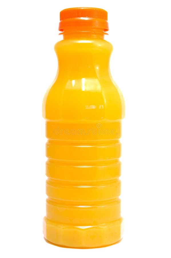 Sumo de laranja em um frasco
