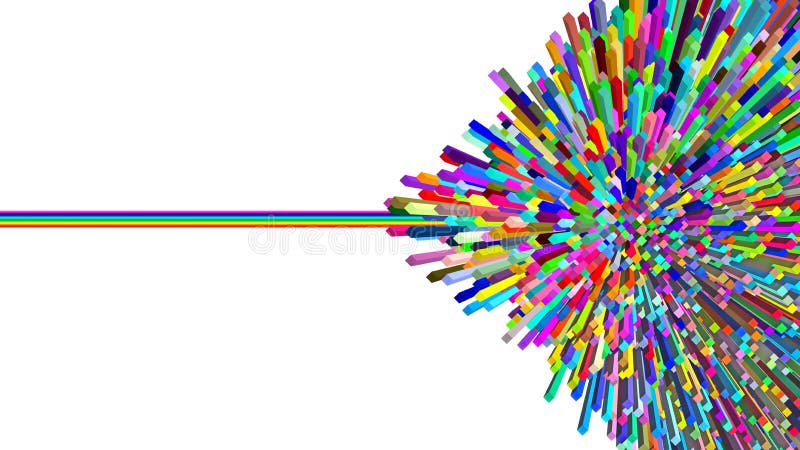 Abstrato colorido ilustração stock