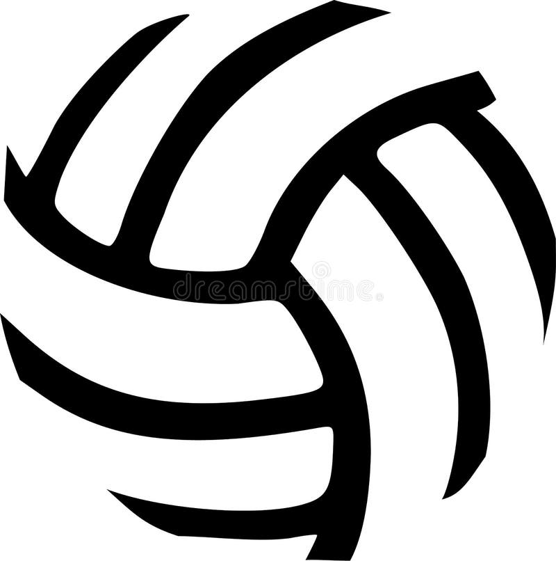 Sumário da bola do voleibol ilustração stock Sumário da bola do voleibol ilustração stock