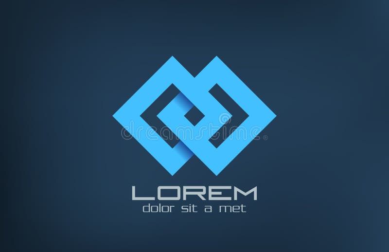 Sumário da forma do laço do logotipo. Ícone do ciclo. Infinidade. ilustração royalty free Sumário da forma do laço do logotipo. Ícone do ciclo. Infinidade. ilustração royalty free