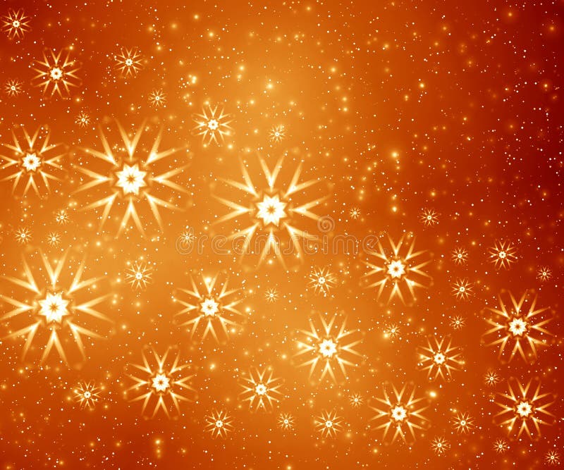 Snowflakes on sunny glow background. Snowflakes on sunny glow background