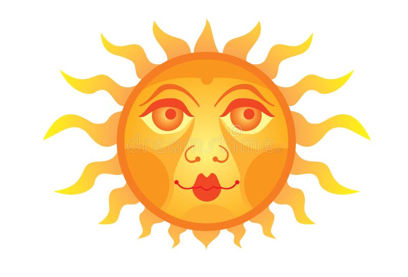 Sun stock abbildung