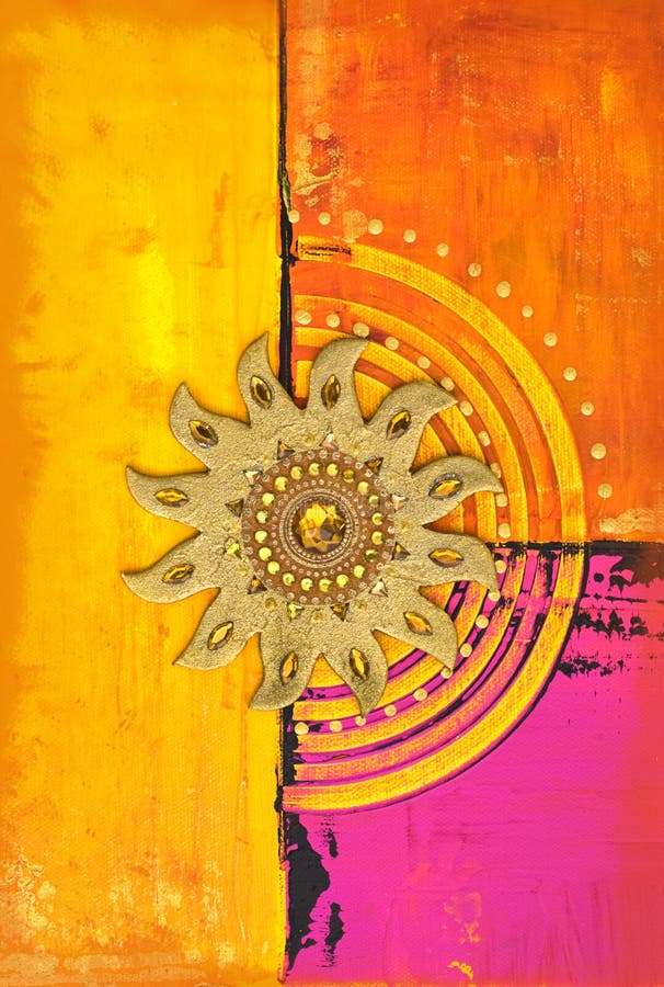 Sun Artwork stock illustration