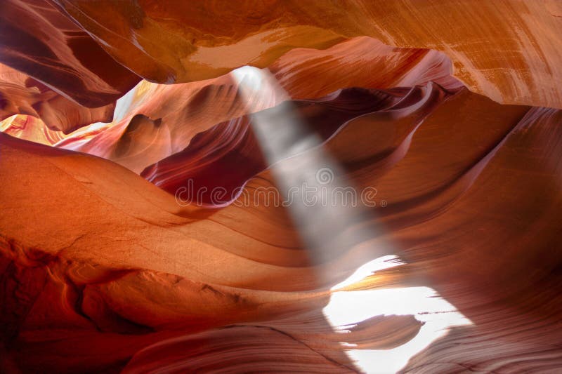 Sun beam in Slot Canyon