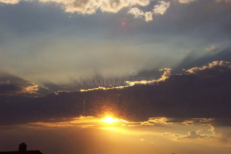 Sun Bubbles stock photo. Image of shining, clouds, peeking 207700