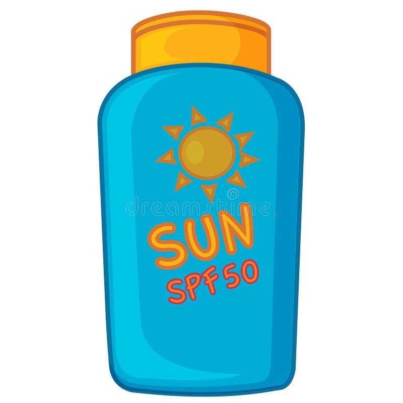 Image result for Suncream cartoon