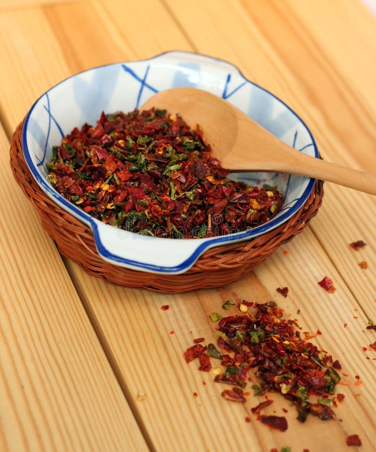 Sun dried paprika mix stock photo. Image of sundried 31325678