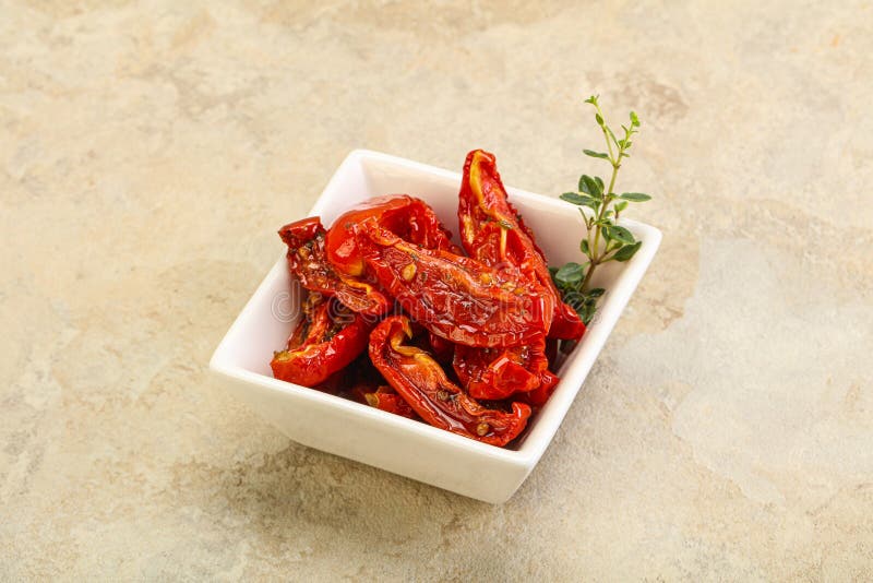 Sundried Tomato in Olive Oil Stock Photo Image of tomato, healthy 202992162