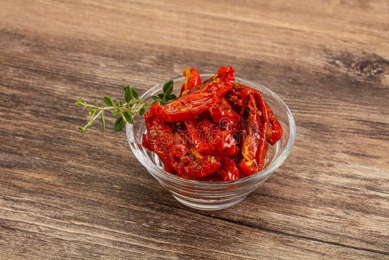 Sundried Tomato in Olive Oil Stock Image Image of healthy, macro 206558349