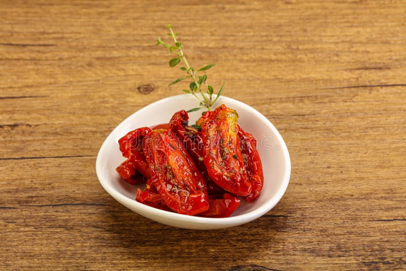 Sundried Tomato in Olive Oil Stock Photo Image of white, healthy 209662976