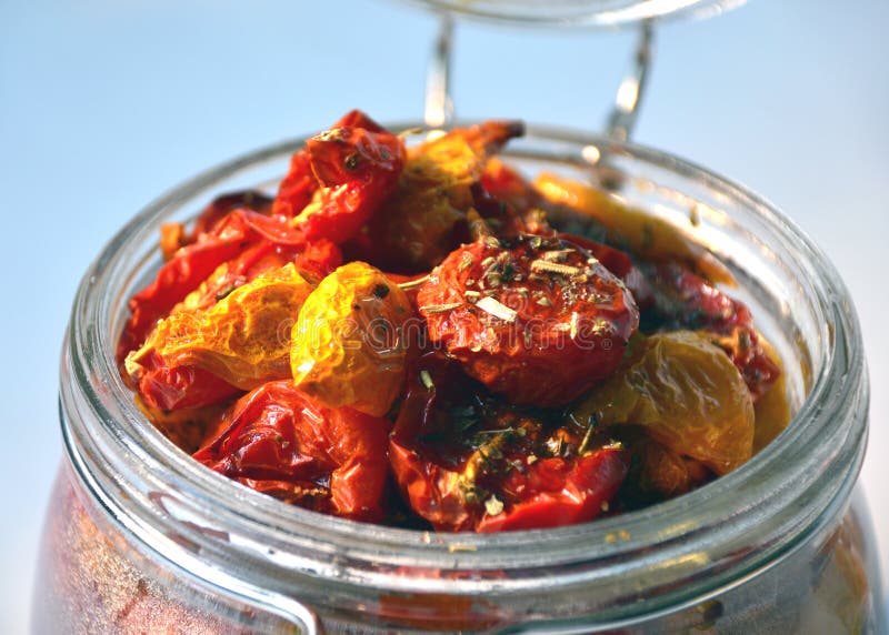 Sun Dried Tomatoes stock image. Image of dried, close 43460749