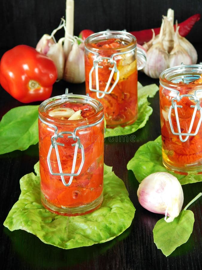Sundried tomatoes stock image. Image of three, dried 100464989