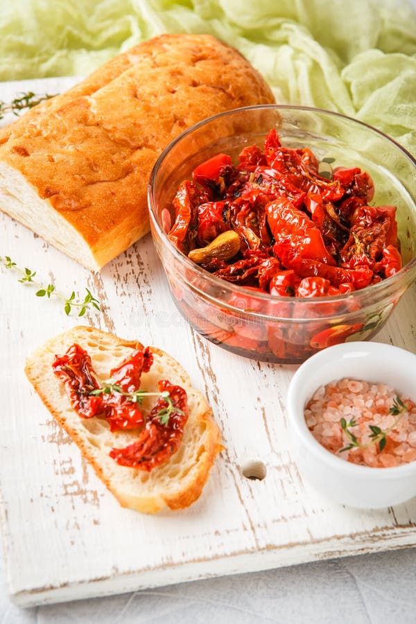 Sun dried tomatoes royalty free stock image