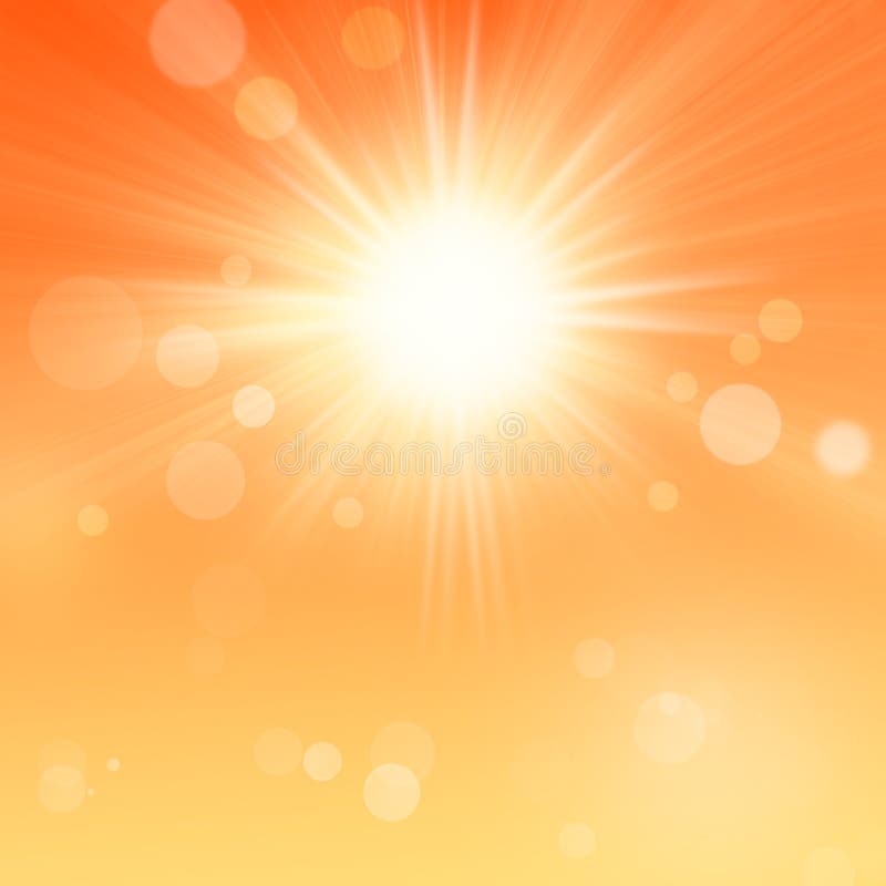 Sun e fundo do alargamento da lente ilustração royalty free Sun e fundo do alargamento da lente ilustração royalty free
