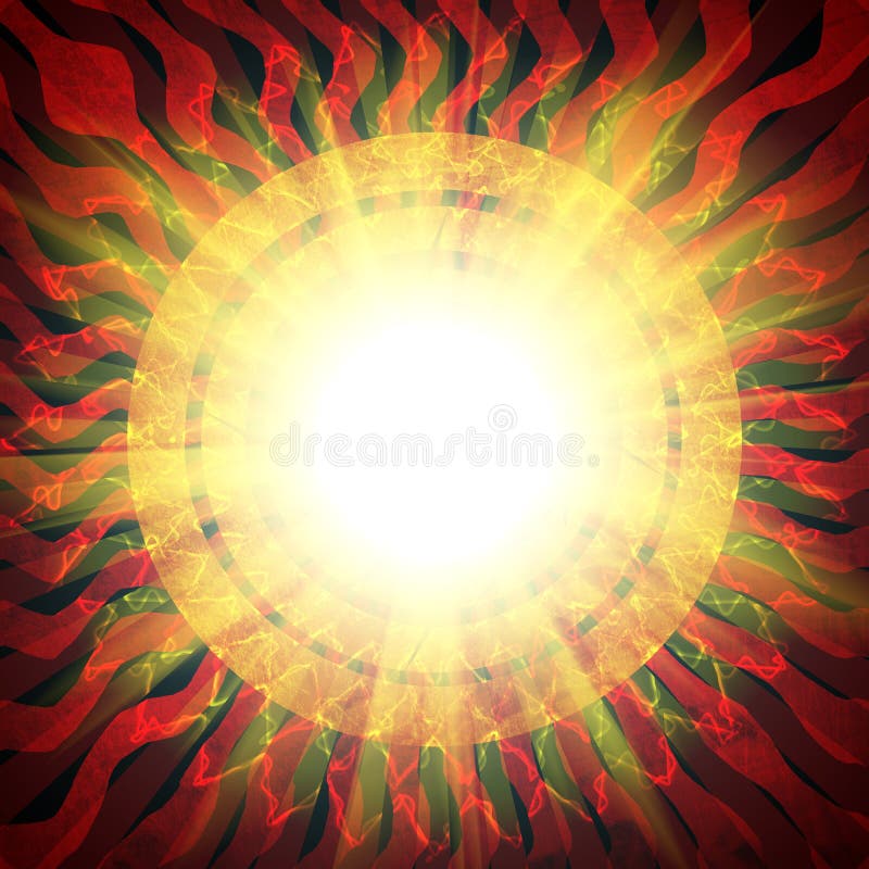 Sun grunge background