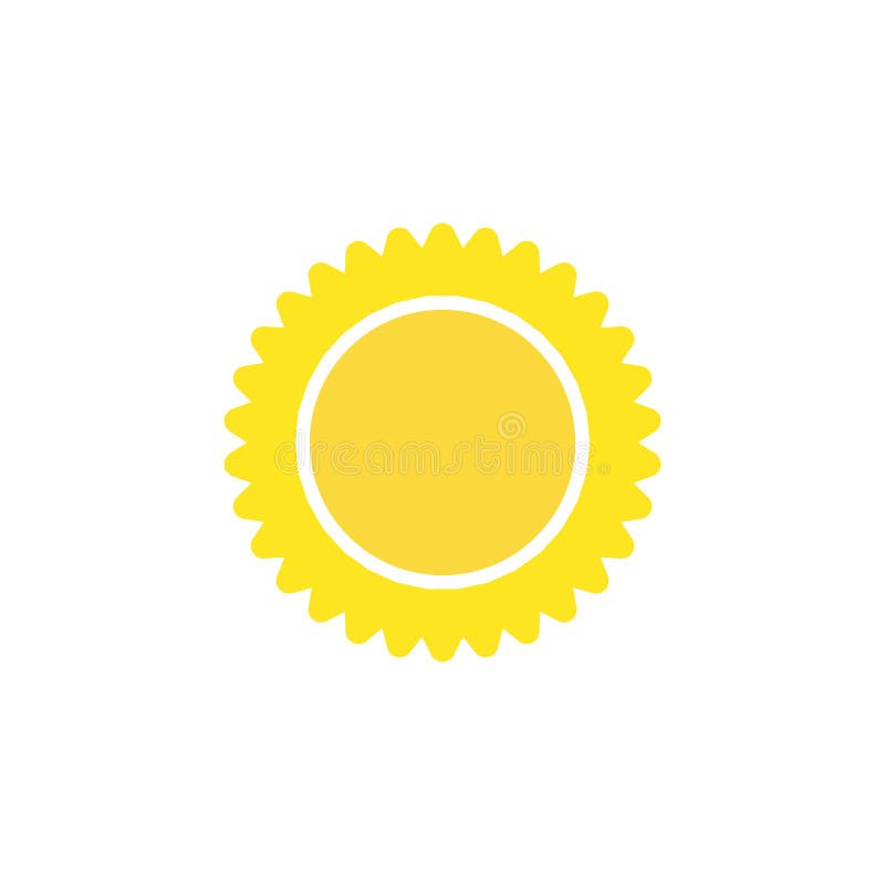 Sun icon stock illustration Sun icon stock illustration