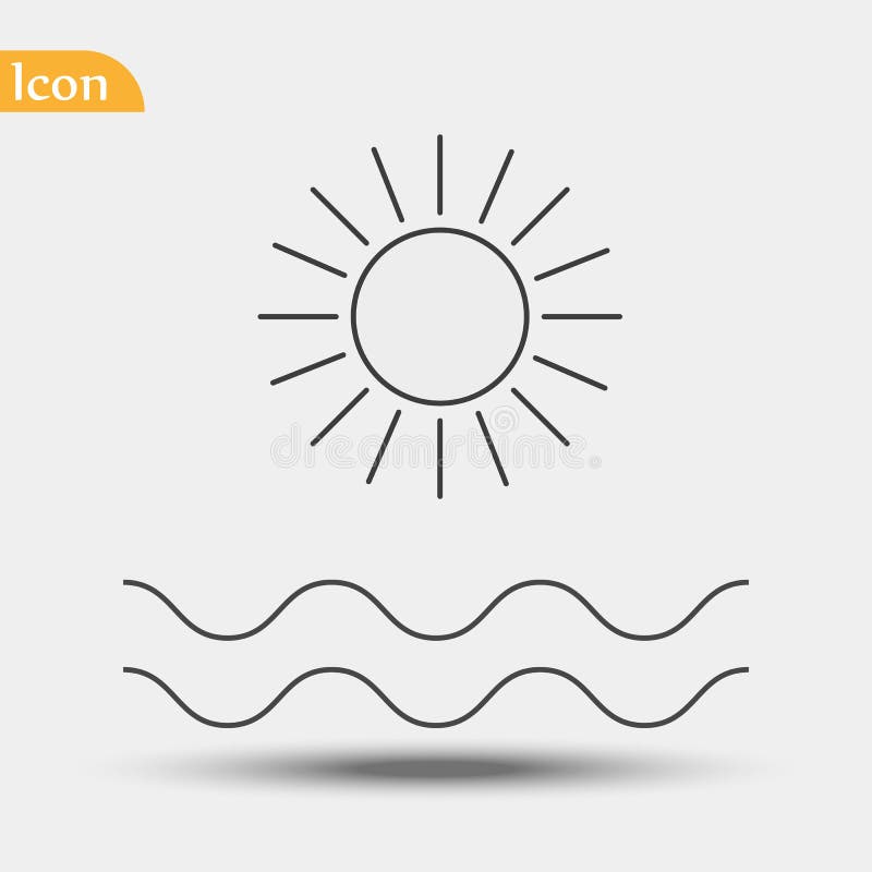 Sun linear vector icon. Modern outline Sun logo concept from Australia collection. Suitable for use on web apps, mobile apps and royalty free illustration Sun linear vector icon. Modern outline Sun logo concept from Australia collection. Suitable for use on web apps, mobile apps and royalty free illustration