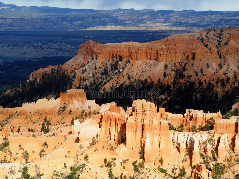 Sun Lit Hoodoos in Bryce Canyon Utah