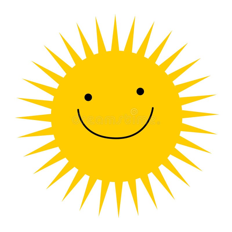 Sun logo stock vector. Illustration of cartoon, design - 14595589