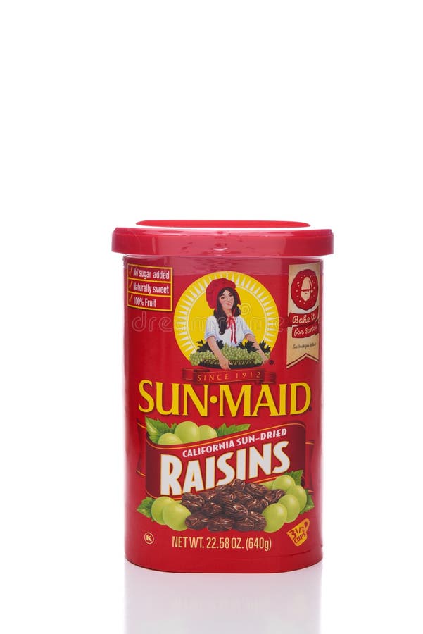 Sun-Maid Raisins editorial stock photo. Image of sunmaid - 184666438