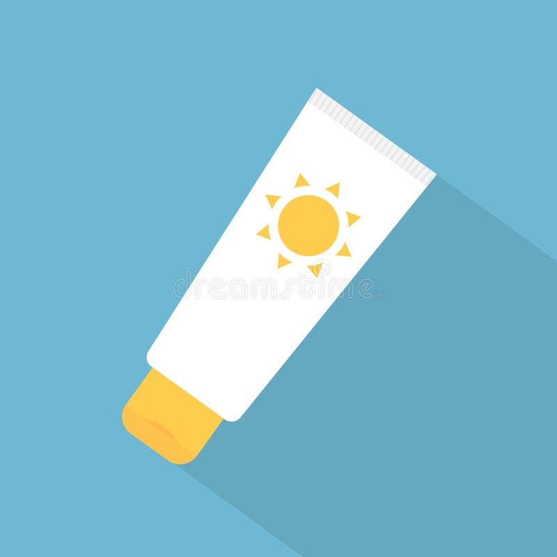 Sun protection lotion icon