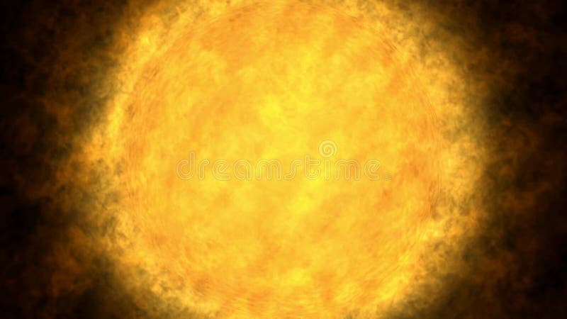 Sun que brilla intensamente, llamarada solar, calentamiento del planeta stock de ilustración