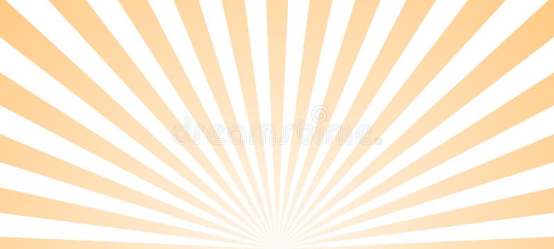 Sun Ray Retro Background Vector Burst Light Sunrise Or Sunset Retro