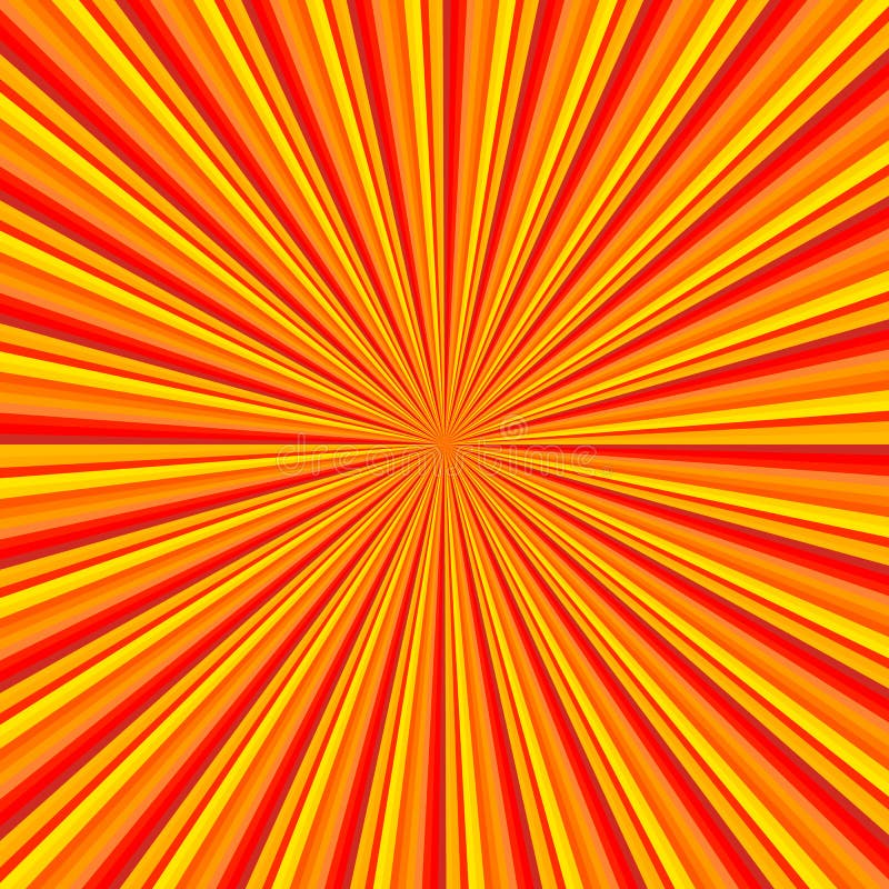 Sun Rays Sunburst On Yellow And Orange Color Background Vector Illustration Summer Background Design Stock Vector Illustration Of Background Backdrop