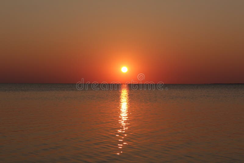 Sun Set Over Large Lake stock photo. Image of lakemanitobasunset - 78847864