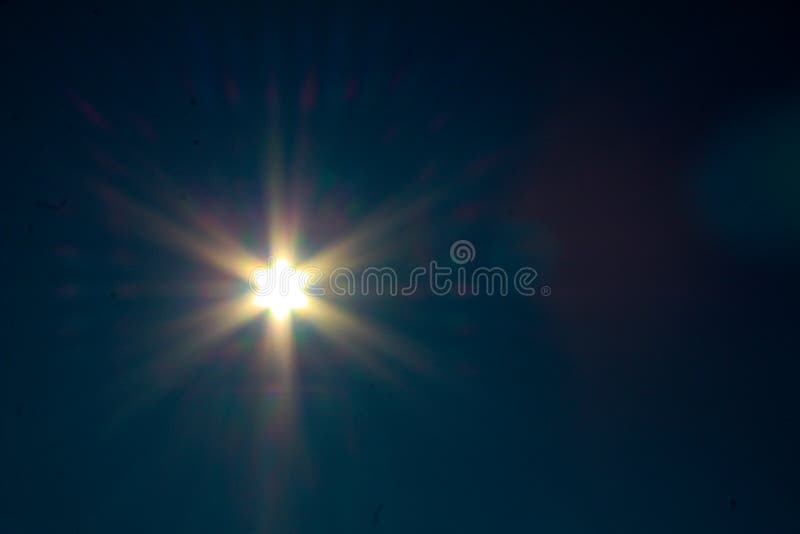 The Sun Shines Brightly on the Blue Sky Stock Image - Image of ...