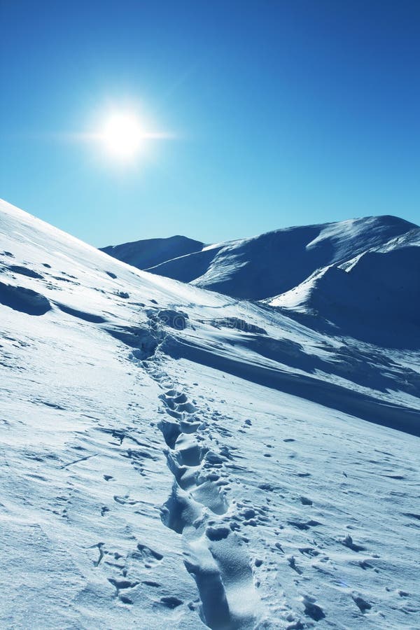 Sun and snow stock image. Image of high, america, postcard 2780067