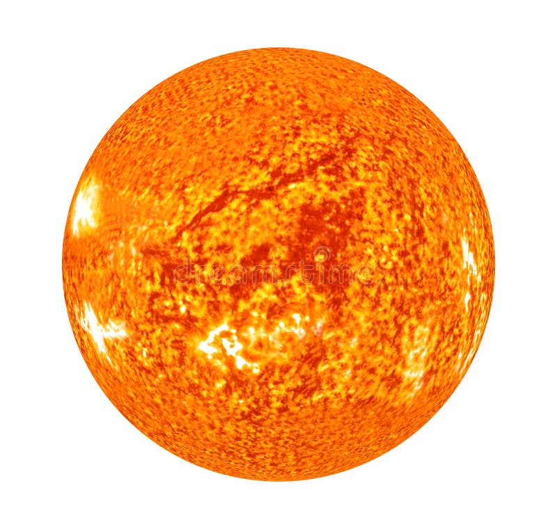 Sun Solar System Isolated stock illustration. Illustration of flare -  150144641