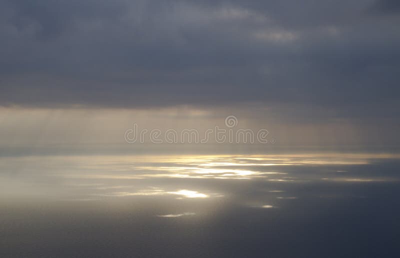 Sun spot light on the Black sea