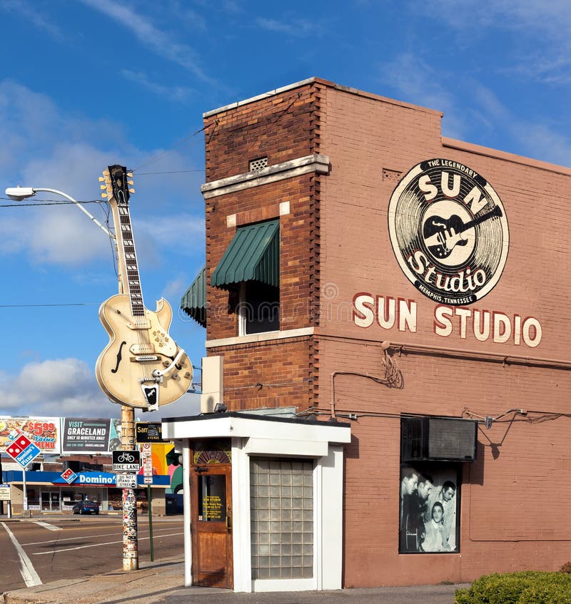 Sun-Studio, Memphis, Tennessee lizenzfreie stockfotografie Sun-Studio, Memphis, Tennessee lizenzfreie stockfotografie