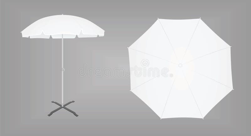 Download White Promotional Square Advertising Parasol Umbrella On ...