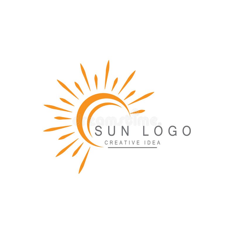 Sun Vector Illustration Icon Logo Template Design Stock Vector ...