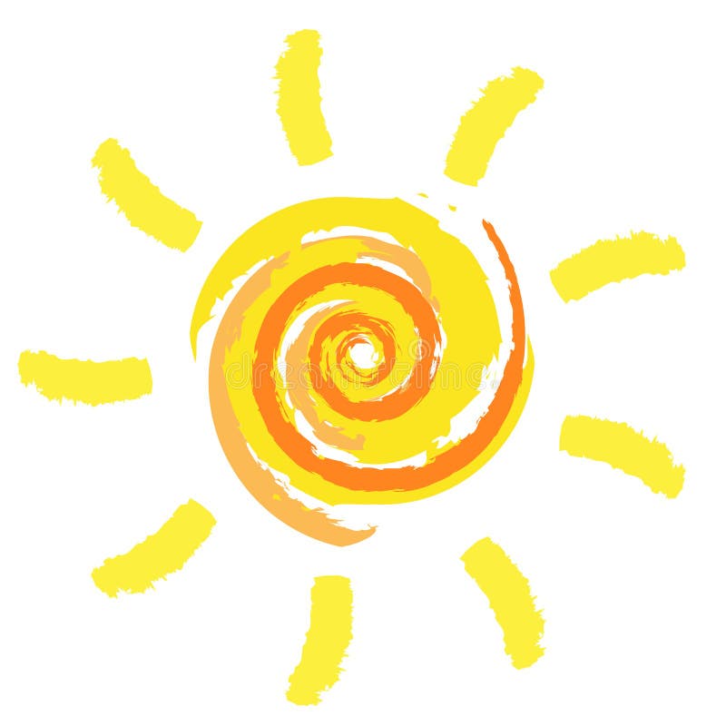 Sun royalty free illustration