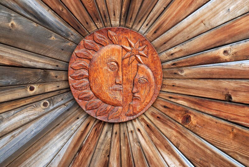 Sun y luna foto de archivo libre de regalías Sun y luna foto de archivo libre de regalías