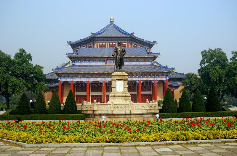 Sun Yat-sen, Guangzhou, China Editorial Image - Image of culture